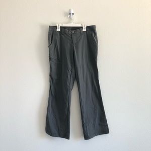Gray Straight Leg Cargo Pants